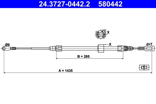 ATE 24.3727-0442.2 Cable...
