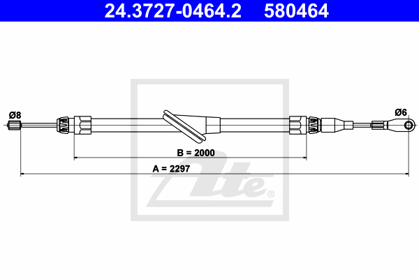 ATE 24.3727-0464.2 Seilzug,...