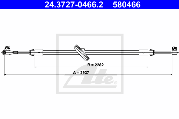 ATE 24.3727-0466.2 Seilzug,...