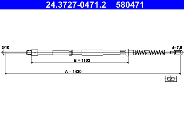 ATE 24.3727-0471.2 Cable...