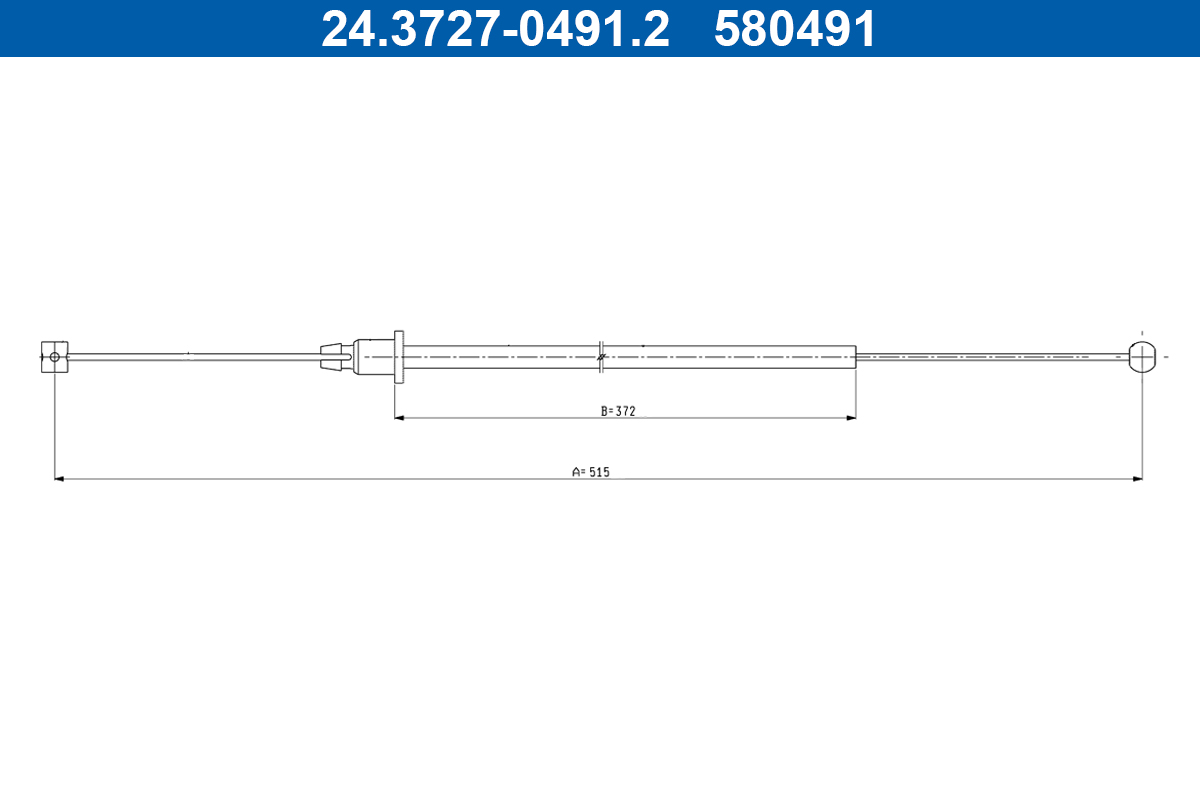 ATE 24.3727-0491.2 Cablu,...