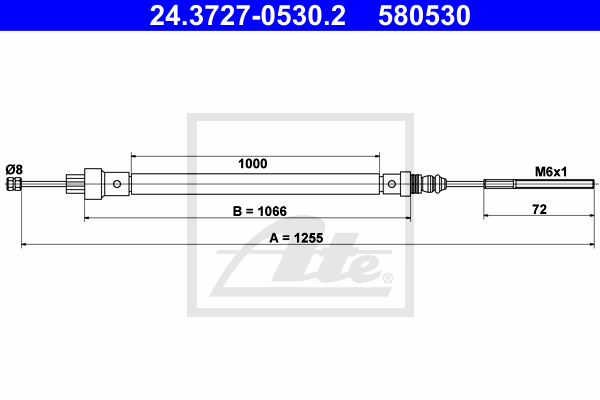 ATE 24.3727-0530.2 Seilzug,...