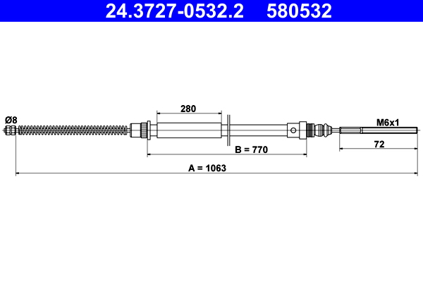 ATE 24.3727-0532.2 Cable...