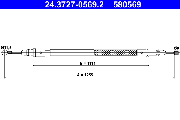 ATE 24.3727-0569.2 Cable...