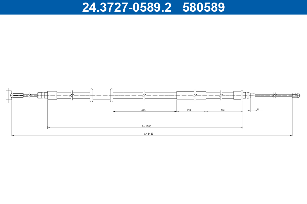 ATE 24.3727-0589.2 Cable...