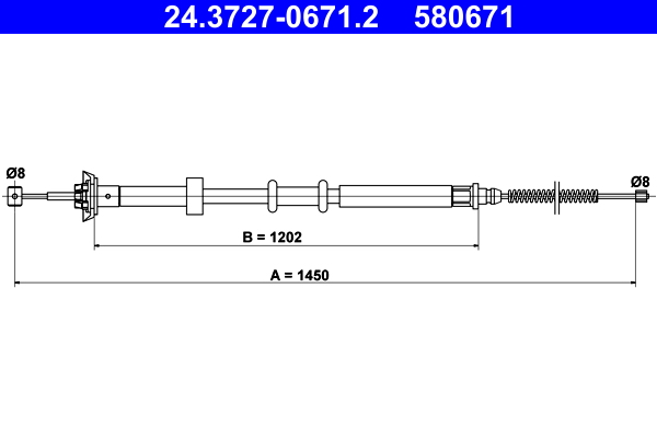 ATE 24.3727-0671.2 Cable...