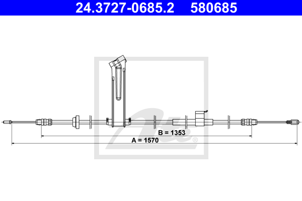 ATE 24.3727-0685.2 huzal,...