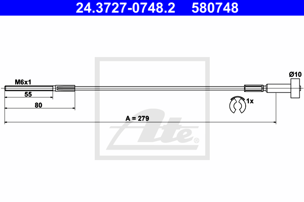 ATE 24.3727-0748.2 huzal,...