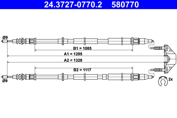 ATE 24.3727-0770.2 Cable...