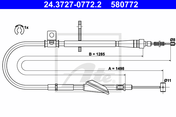 ATE 24.3727-0772.2 Seilzug,...