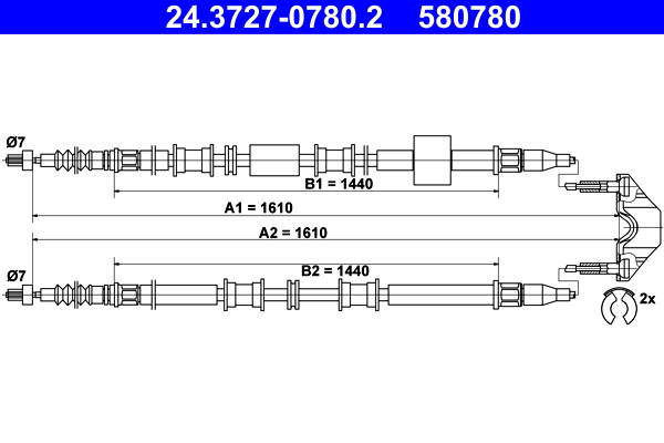 ATE 24.3727-0780.2 Cable...