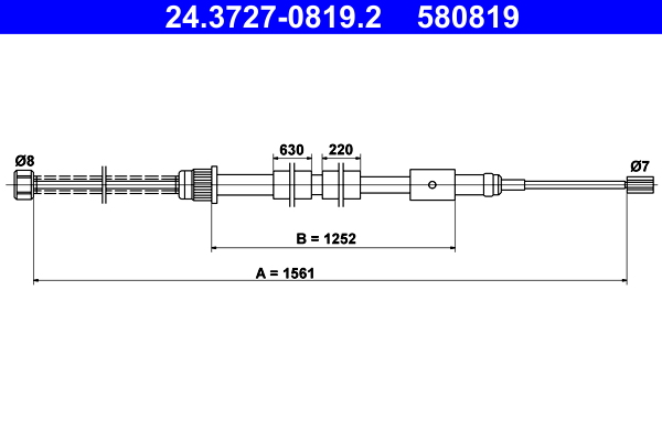 ATE 24.3727-0819.2 Cable...