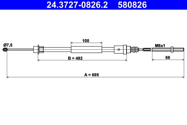 ATE 24.3727-0826.2 Cable...