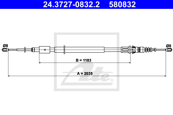 ATE 24.3727-0832.2 huzal,...