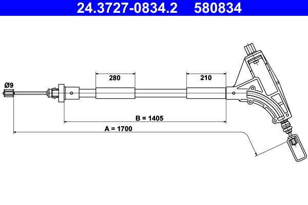 ATE 24.3727-0834.2 Cable...