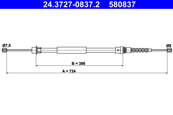 ATE 24.3727-0837.2 Cable...