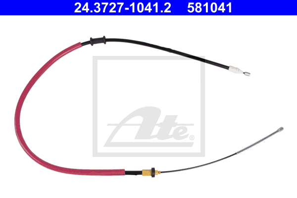 ATE 24.3727-1041.2 huzal, rögzítőfék NISSAN RENAULT