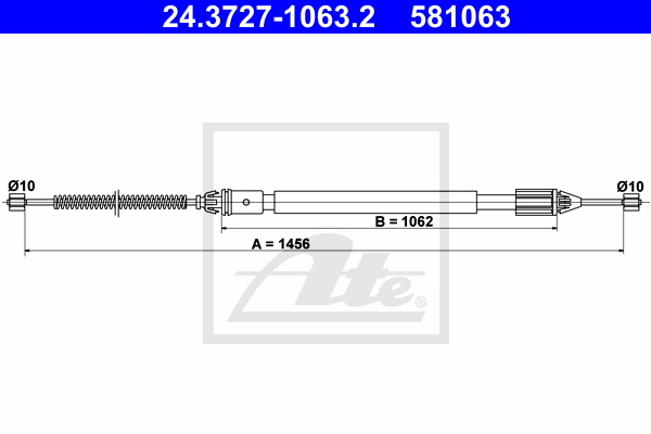 ATE 24.3727-1063.2 Seilzug,...