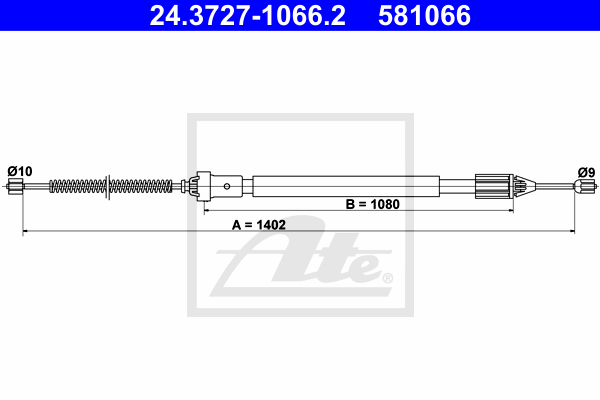 ATE 24.3727-1066.2 Seilzug,...