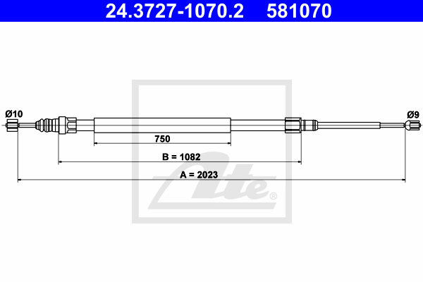 ATE 24.3727-1070.2 huzal,...