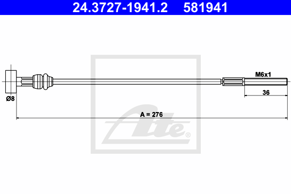 ATE 24.3727-1941.2 Seilzug,...