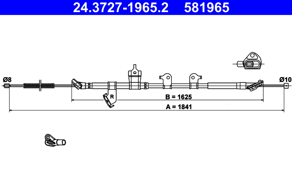 ATE 24.3727-1965.2 Seilzug, Feststellbremse