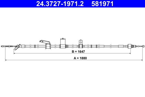 ATE 24.3727-1971.2 Seilzug, Feststellbremse