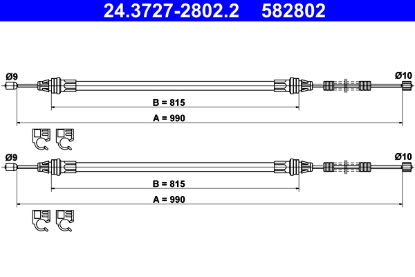 ATE 24.3727-2802.2 Cable...