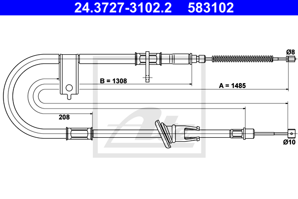 ATE 24.3727-3102.2 Seilzug,...