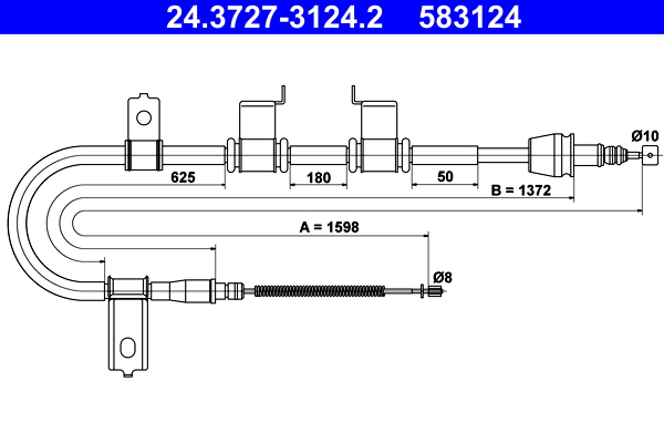 ATE 24.3727-3124.2 Cable...