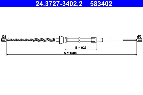 ATE 24.3727-3402.2 Cablu,...