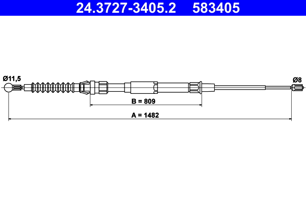 ATE 24.3727-3405.2 Cable...