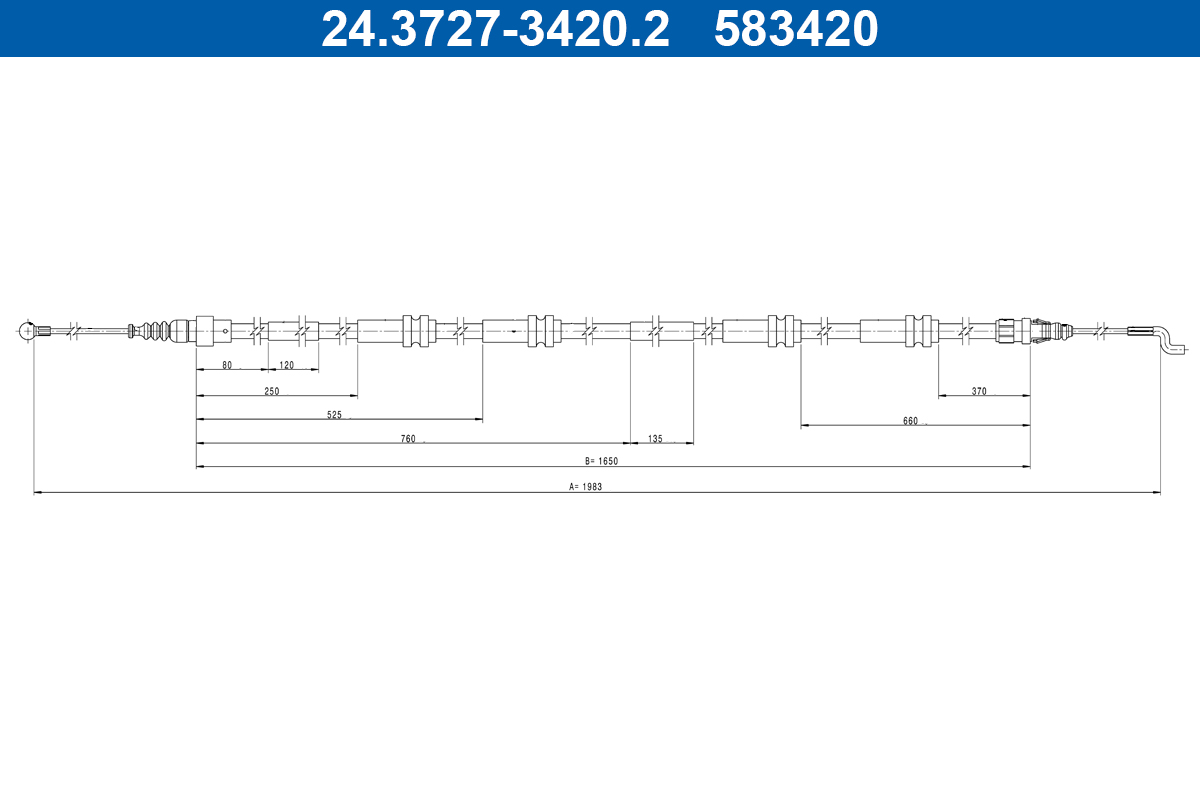 ATE 24.3727-3420.2 Cable...