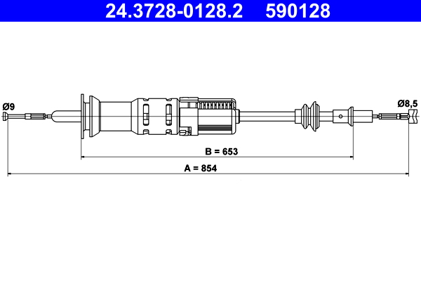 ATE 24.3728-0128.2 Cable...