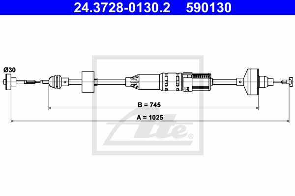 ATE 24.3728-0130.2 Seilzug,...