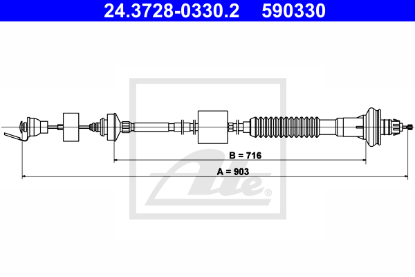 ATE 24.3728-0330.2 Seilzug,...