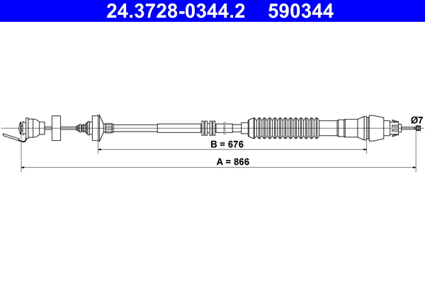 ATE 24.3728-0344.2 Cablu...