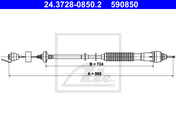 ATE 24.3728-0850.2 Seilzug,...