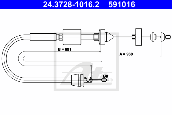 ATE 24.3728-1016.2 Seilzug,...