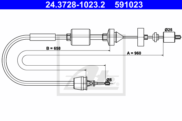 ATE 24.3728-1023.2 Seilzug,...