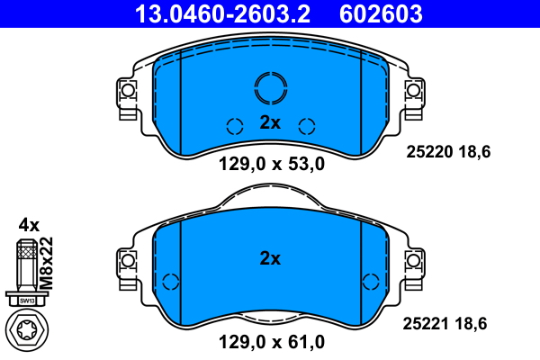 ATE 13.0460-2603.2 set...