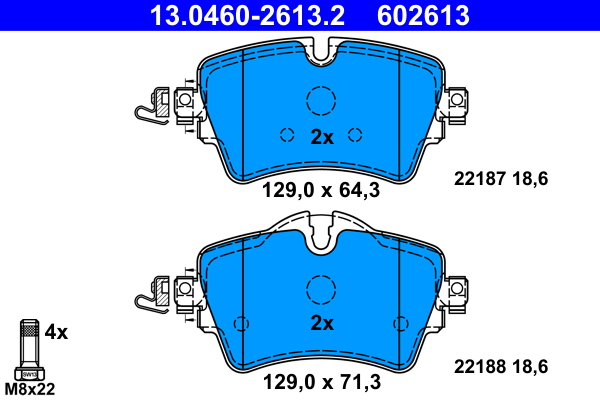 ATE 13.0460-2613.2 set...