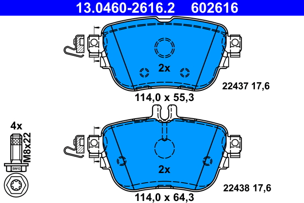 ATE 13.0460-2616.2 set...