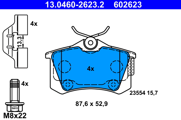 ATE 13.0460-2623.2 set...