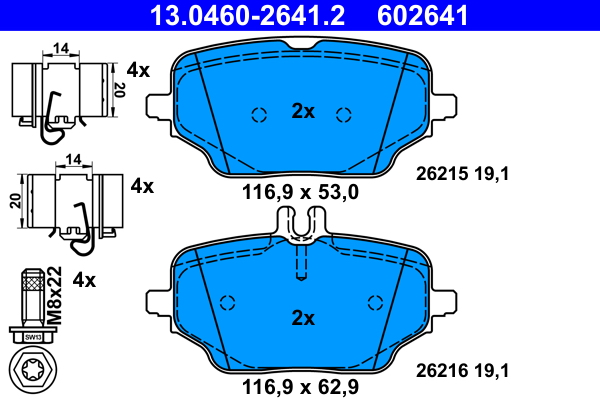 ATE 13.0460-2641.2 set...