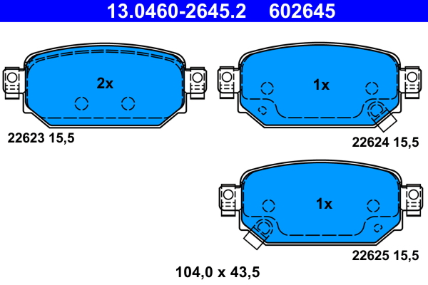 ATE 13.0460-2645.2 set...