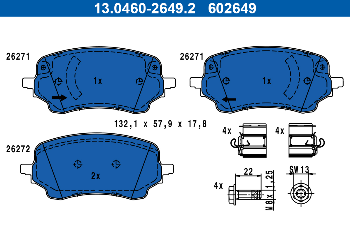 ATE 13.0460-2649.2 set...