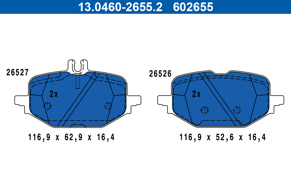 ATE 13.0460-2655.2 set...