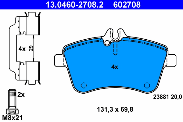 ATE 13.0460-2708.2 set...