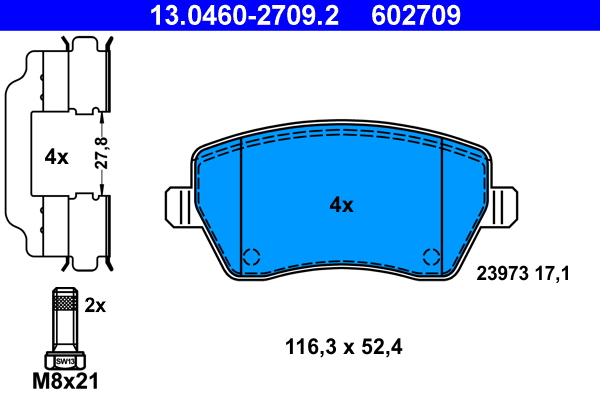 ATE 13.0460-2709.2 set...